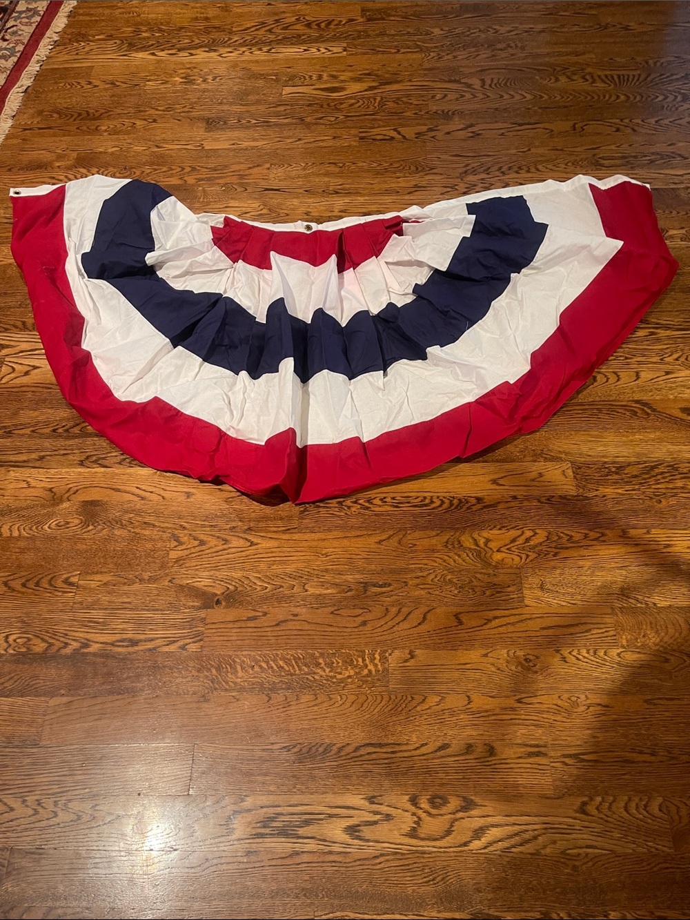 Festive Red, White & Blue Decorative Circle Skirt